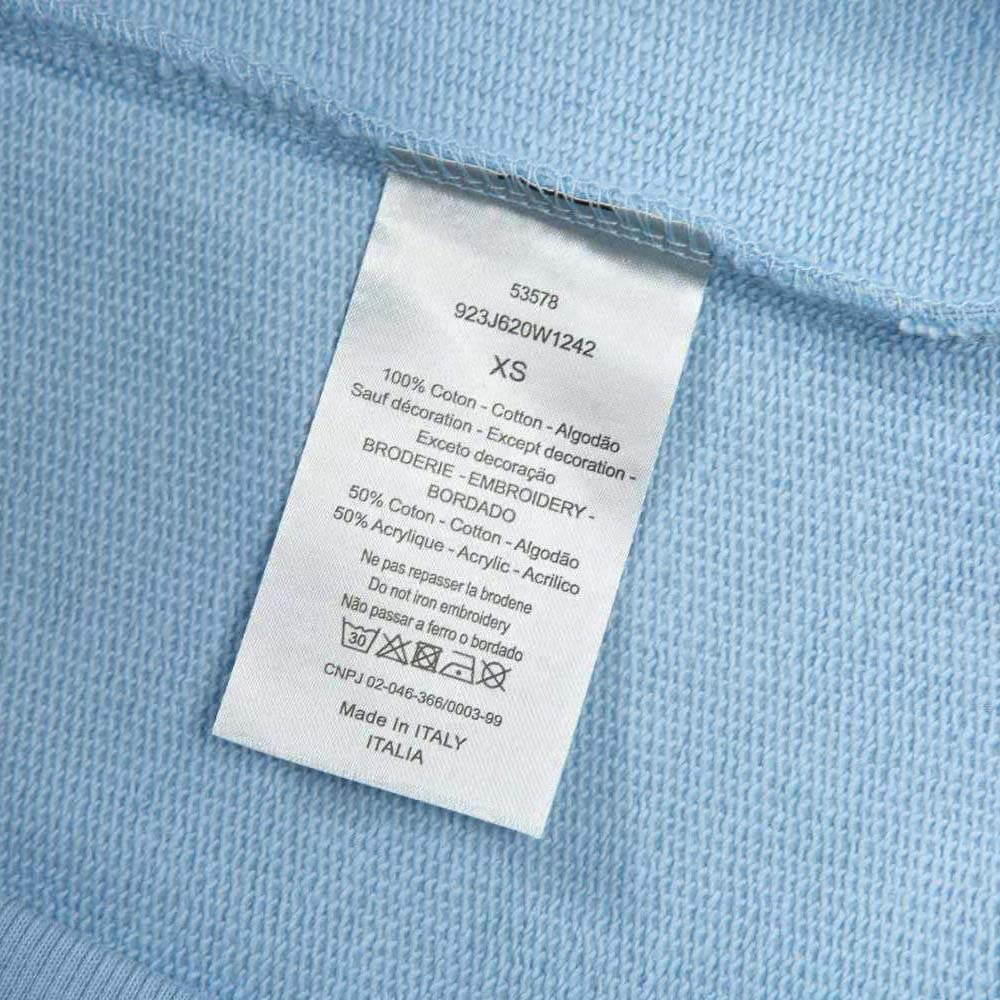 Dior Men Christian Dior Couture Sweatshirt Blue Cotton Fleece - image 9