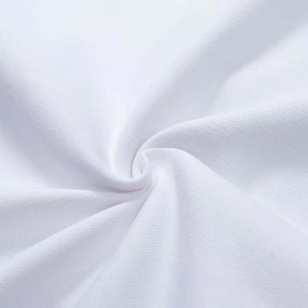 Side angle showing ribbed cuffs on Dior Men white sweatshirt