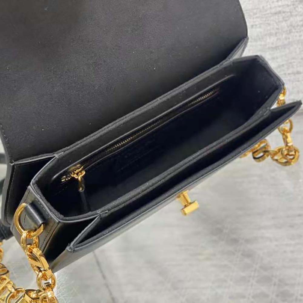Dior Women Small 30 Montaigne Avenue Bag Black Box Calfskin - image 6