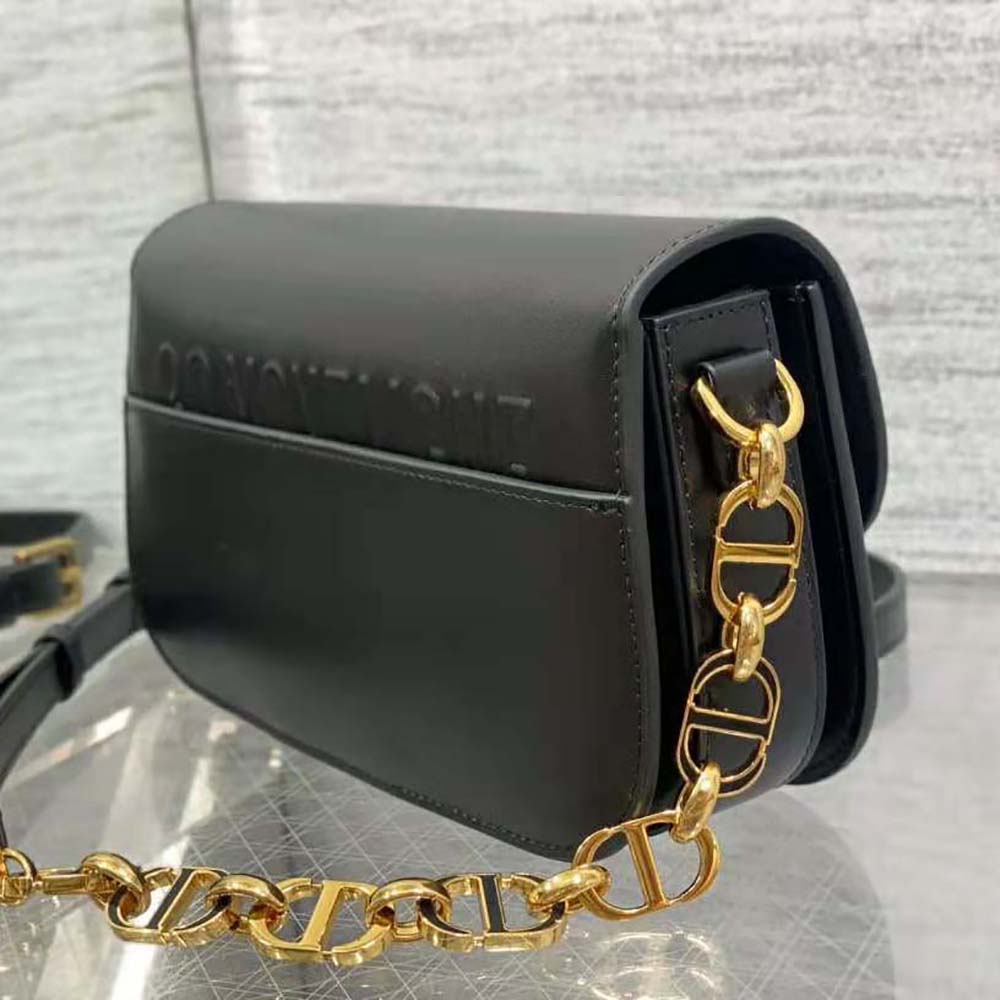 Dior Women Small 30 Montaigne Avenue Bag Black Box Calfskin - image 5