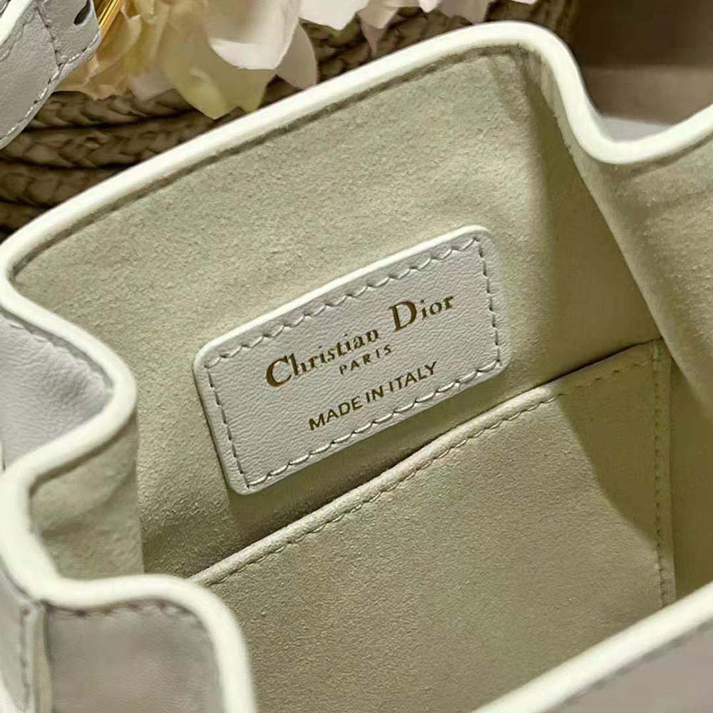 Dior Women Small C’est Dior Bag Latte CD-Embossed Calfskin - image 10