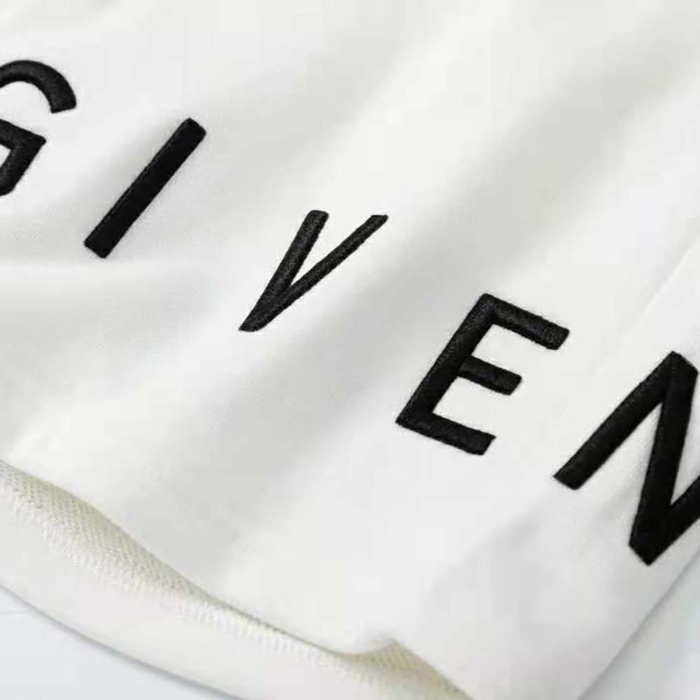 Givenchy Men Archetype Bermuda Shorts in Fleece-White - image 7