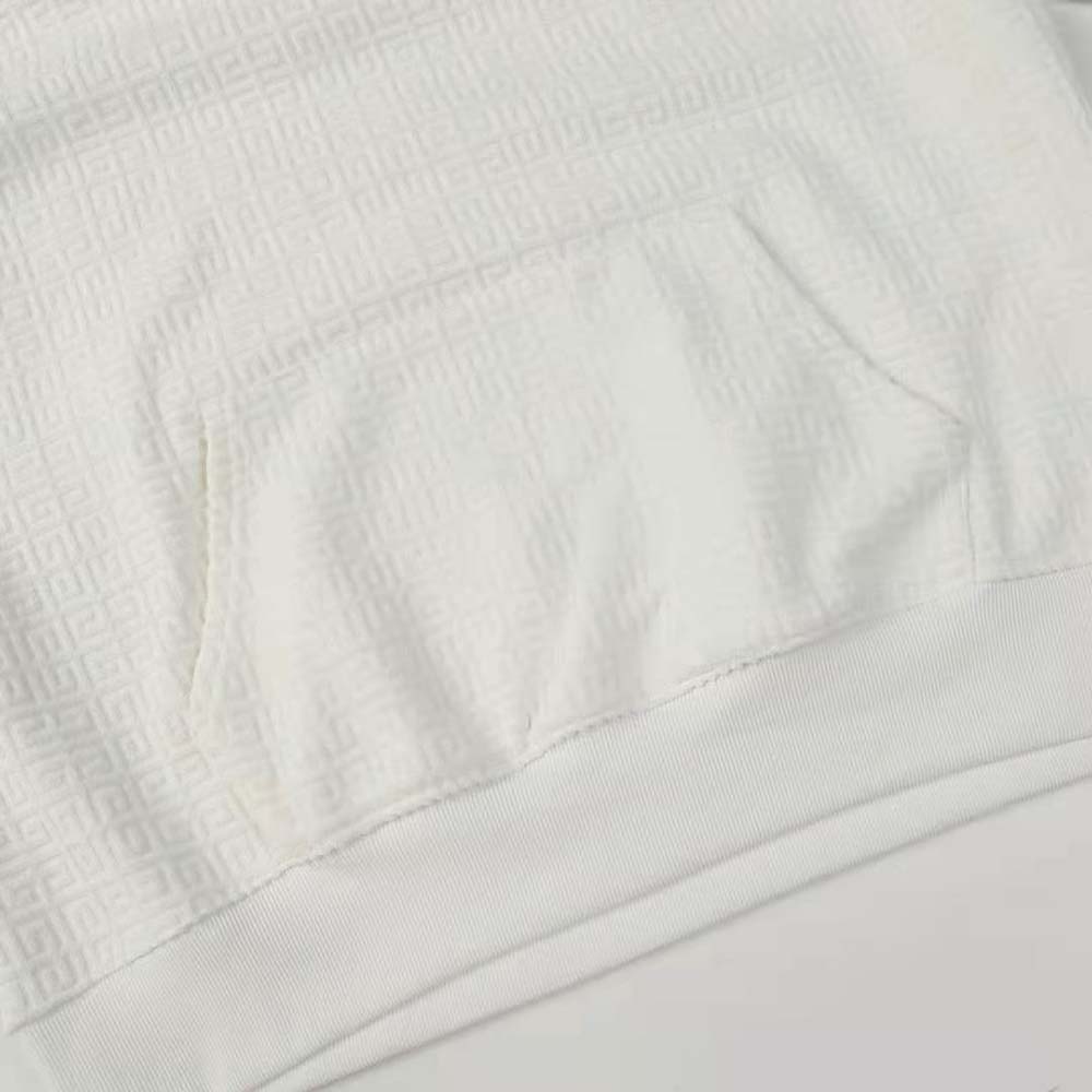 Givenchy Men Hoodie in 4G Cotton Towelling Jacquard - image 7