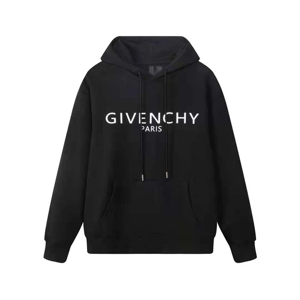 Close-up detail of reversible seams on Givenchy Women Reverse Hoodie