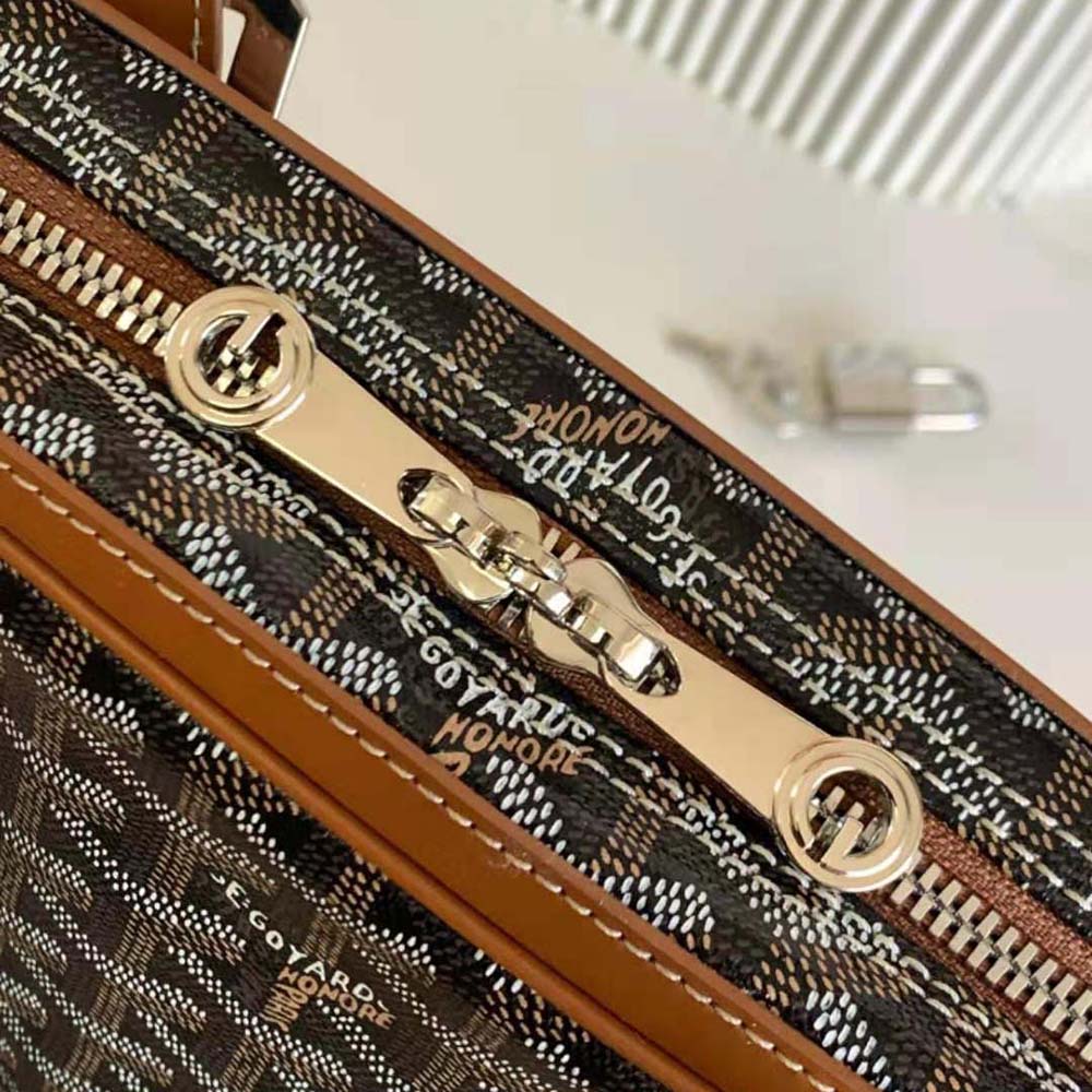 Goyard Women Ambassade MM Document Case-Brown - image 8