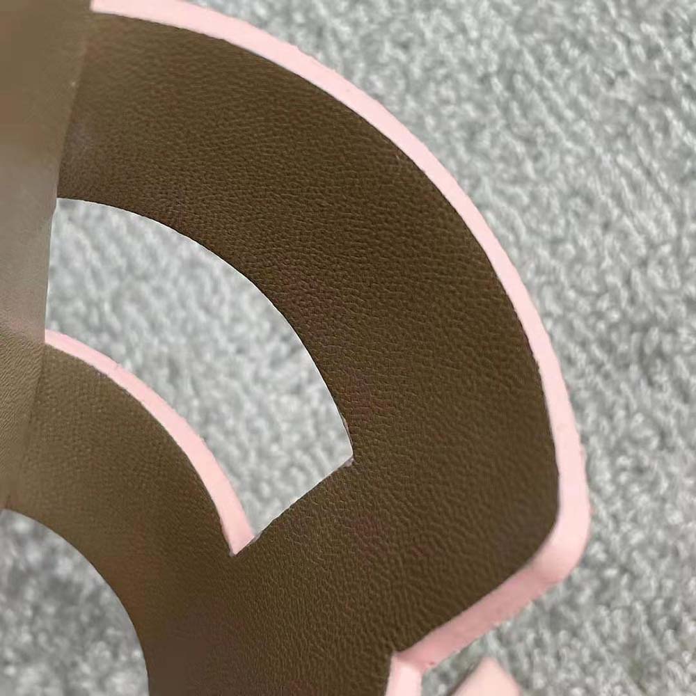 Hermes Women Oran Sandal in Suede Goatskin-Rose - image 7