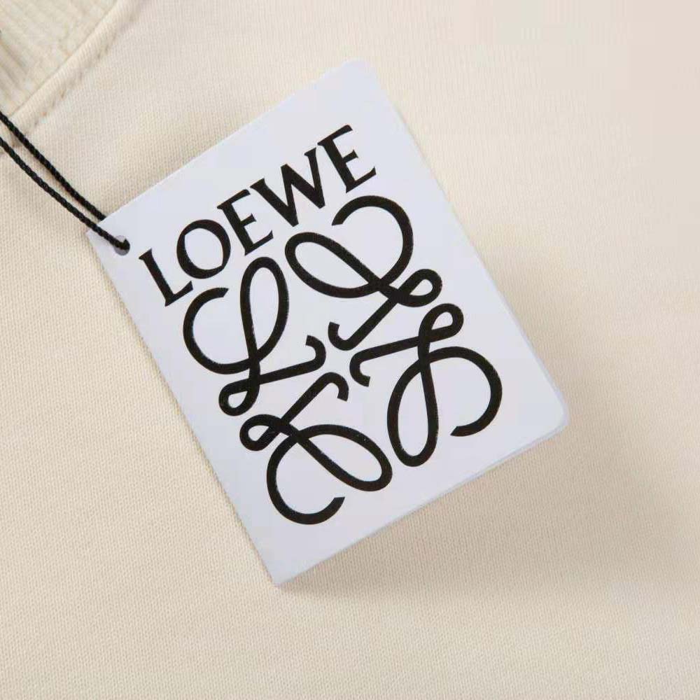 Loewe Men Anagram Regular Fit Sweatshirt in Cotton-White - image 7