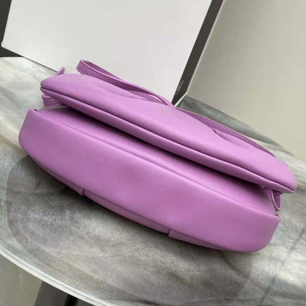 Loewe Women Paseo Satchel in Shiny Nappa Calfskin-Purple - image 6