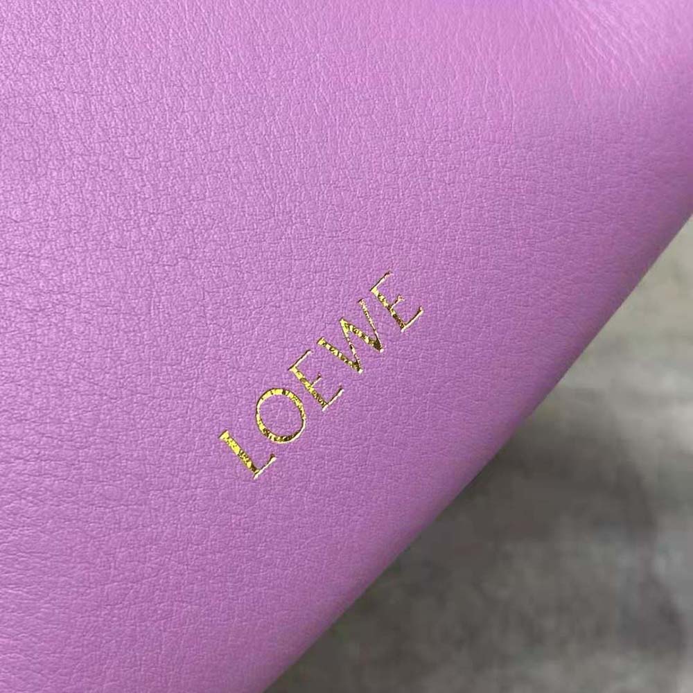Loewe Women Paseo Satchel in Shiny Nappa Calfskin-Purple - image 8