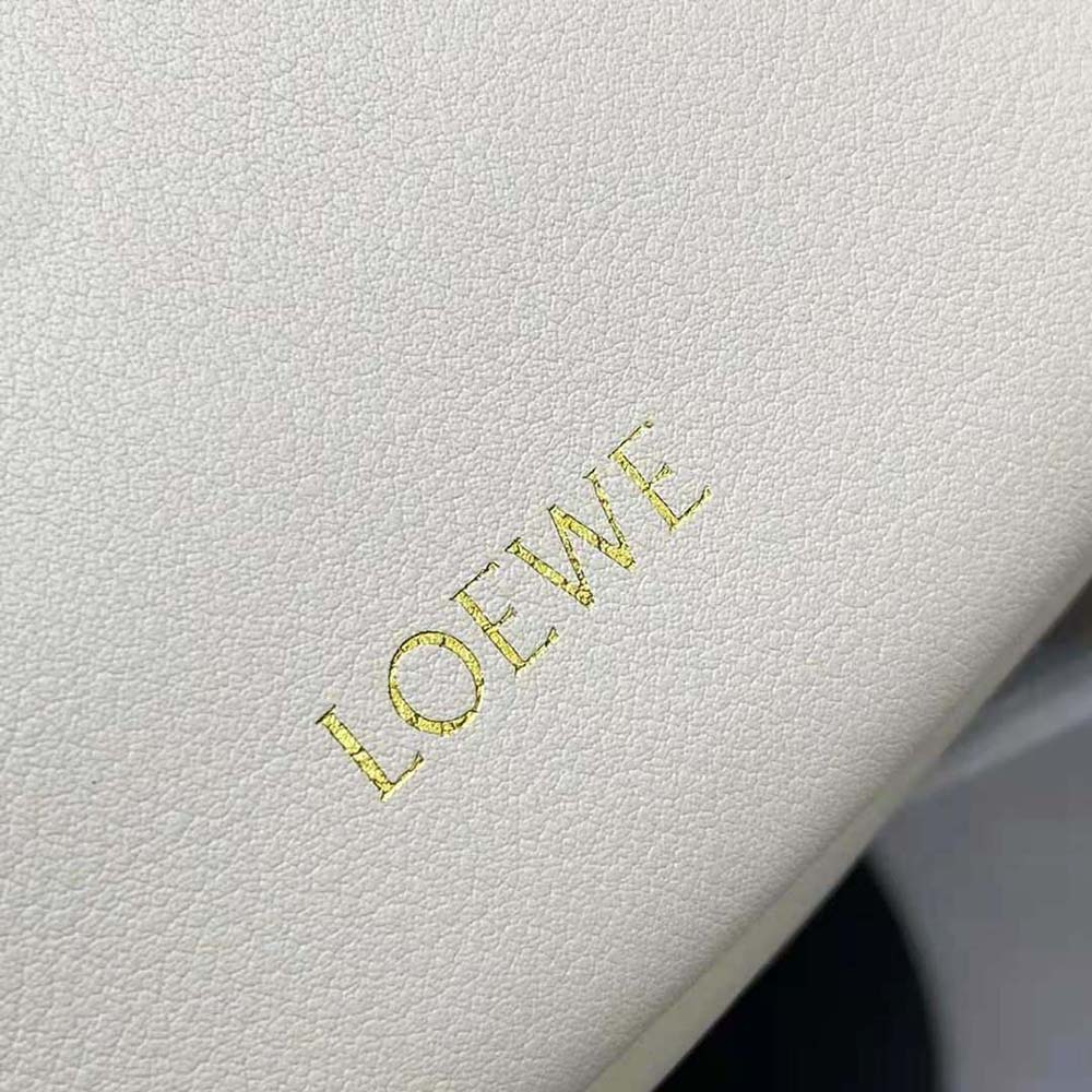 Loewe Women Paseo Satchel in Shiny Nappa Calfskin-White - image 7