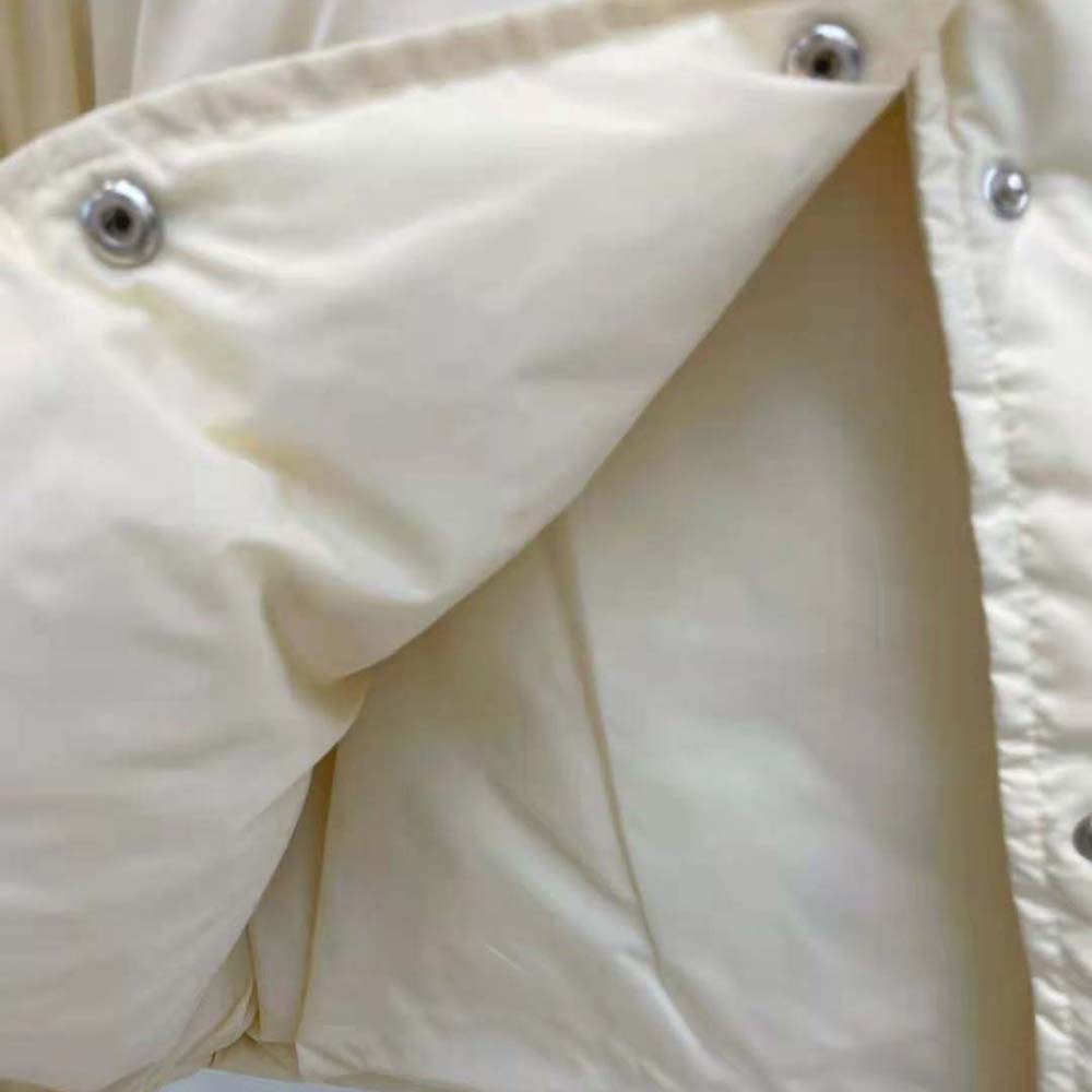 Miu Miu Women Cropped Technical Fabric Down Jacket - image 8