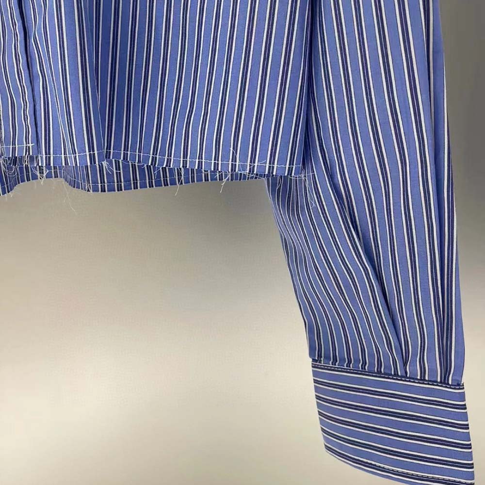 Miu Miu Women Poplin Shirt with Embroidered Logo - image 6