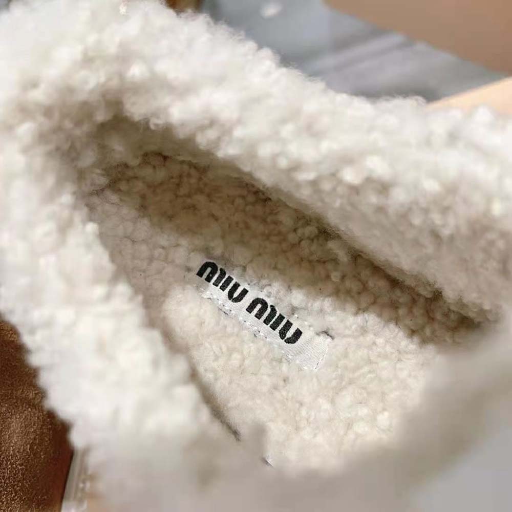 Miu Miu Women Suede Sneakers EVA Sole with Logo - image 9
