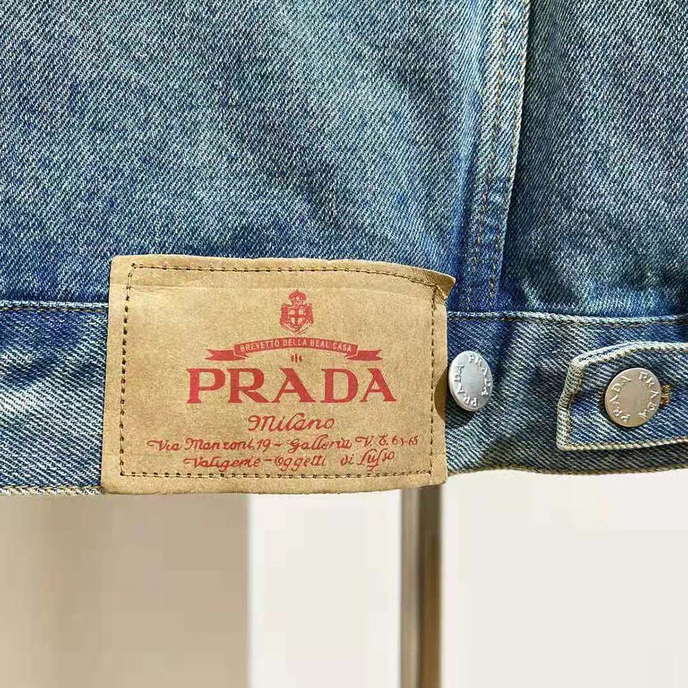 Prada Men Denim Blouson Jacket - image 9