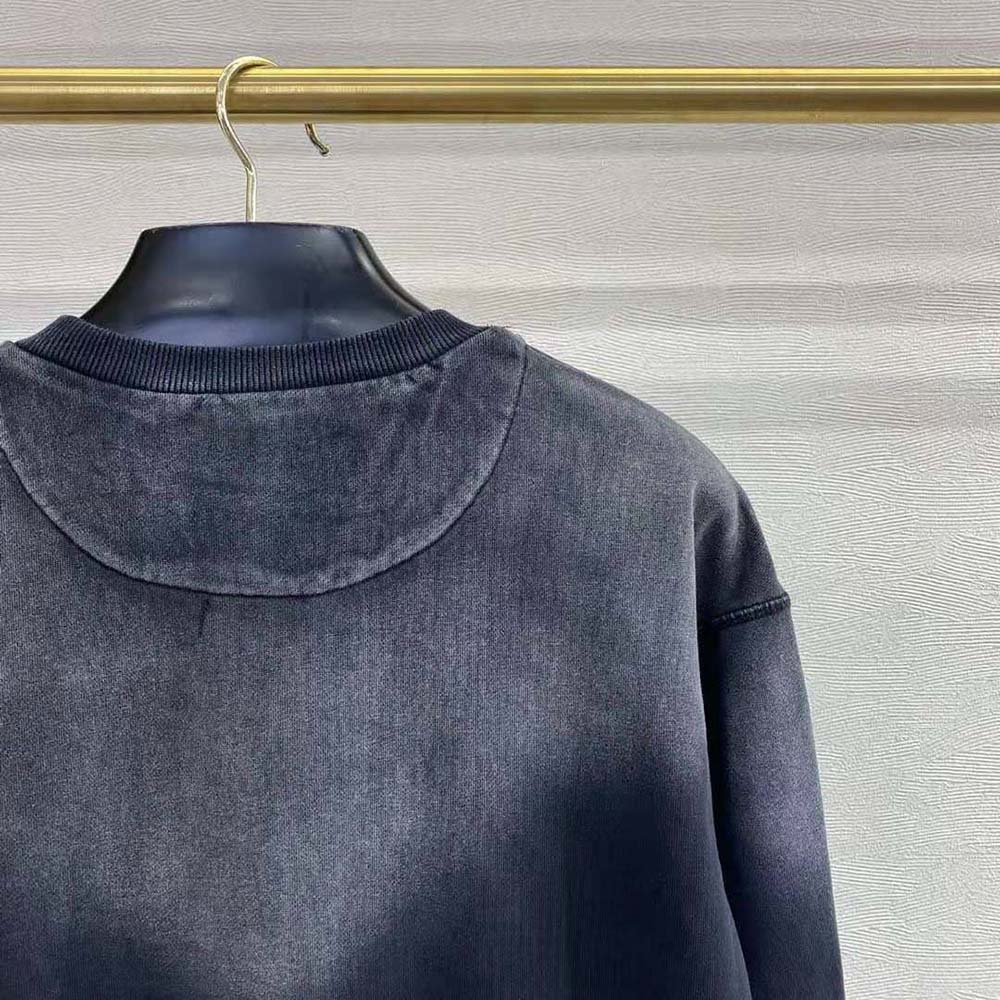 Prada Women Oversized Garment-dyed Cotton Sweatshirt - image 6