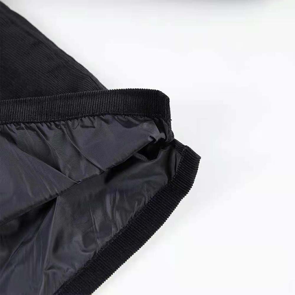 Prada Men Pinwale Corduroy Shirt-Black - image 8