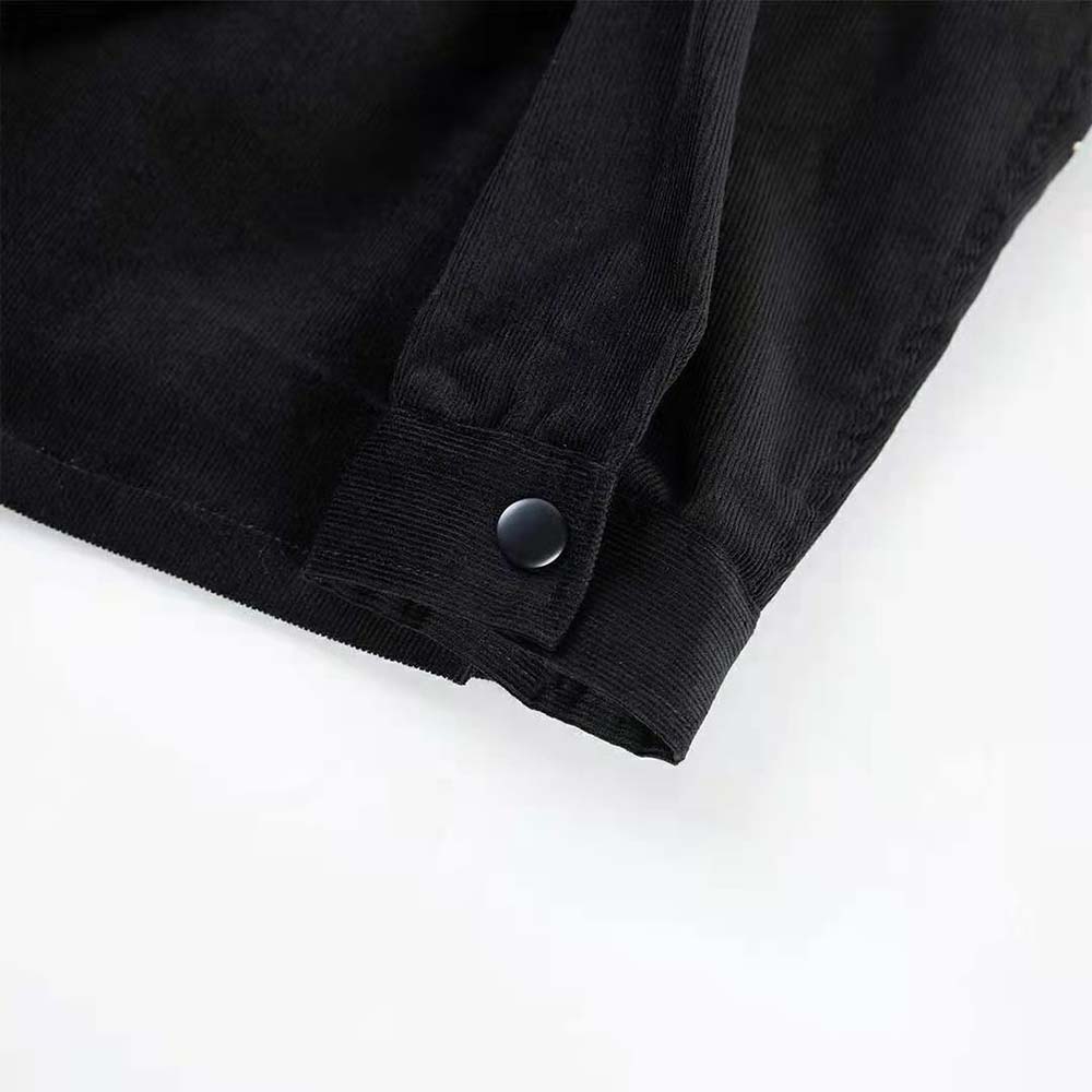 Prada Men Pinwale Corduroy Shirt-Black - image 9