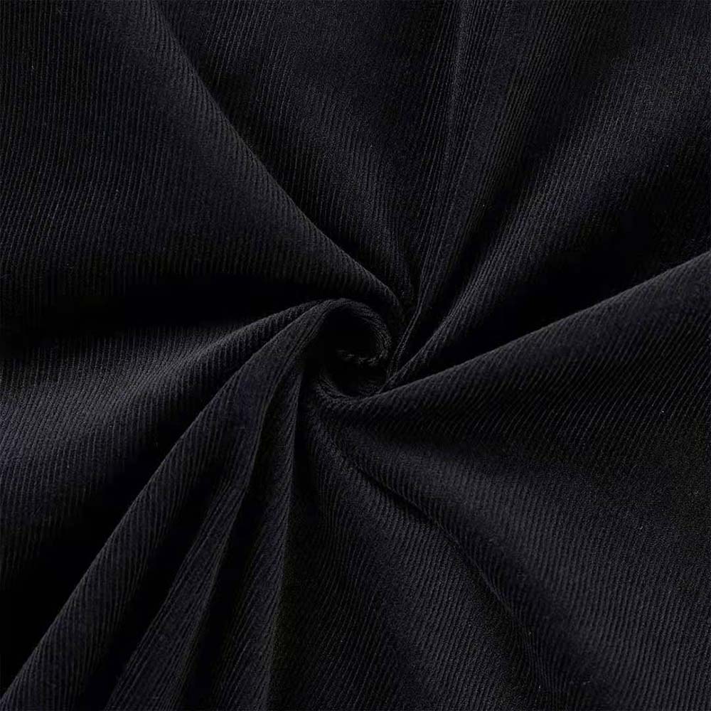 Prada Men Pinwale Corduroy Shirt-Black - image 4