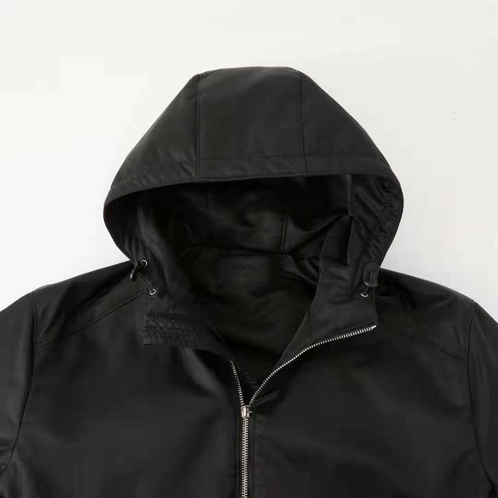 Prada Men Re-Nylon Blouson Jacket-Black - image 4
