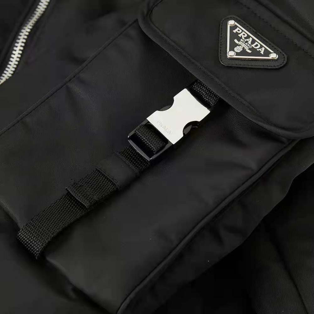 Prada Men Re-Nylon Blouson Jacket-Black - image 10