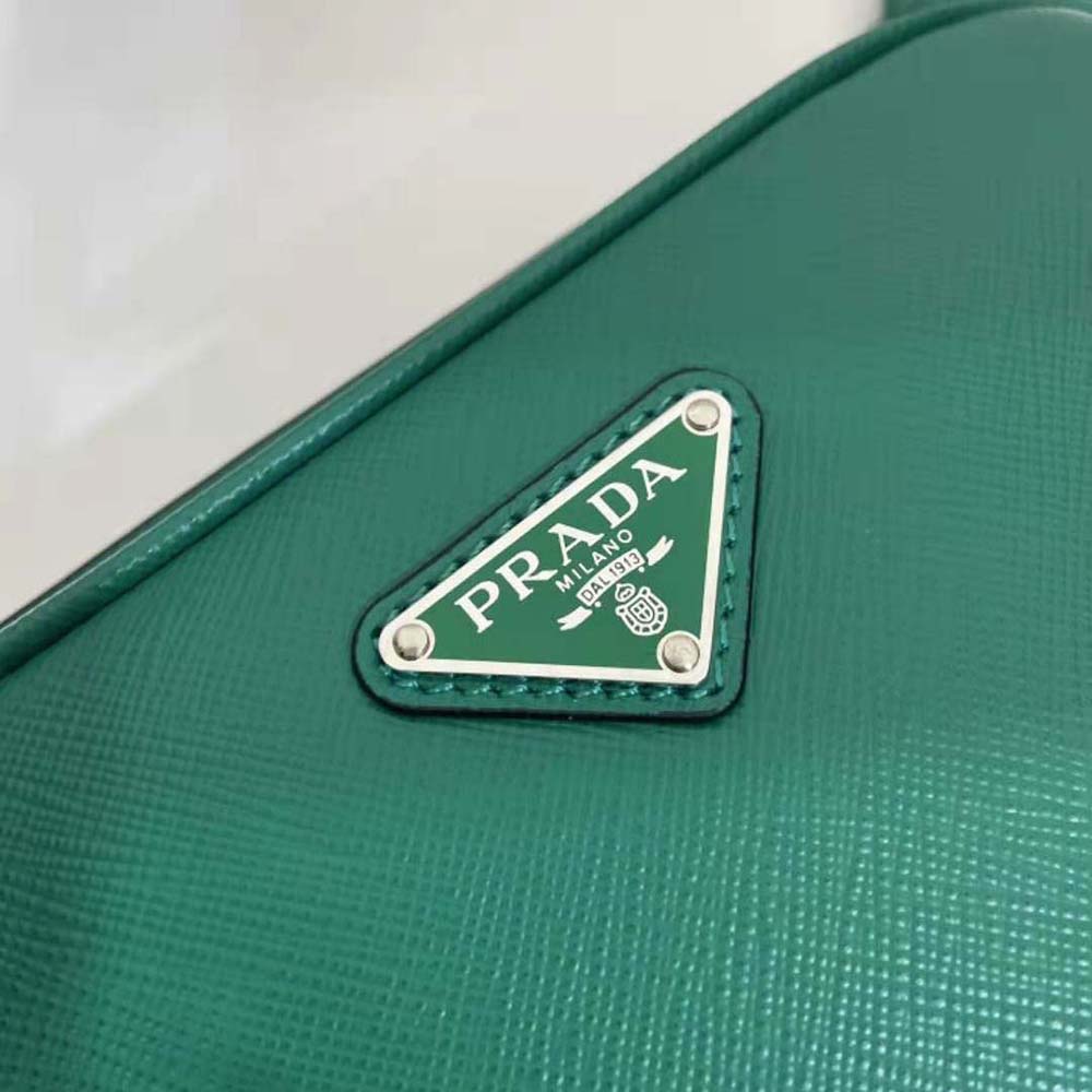 Prada Men Saffiano Leather Belt Bag-Green - image 8
