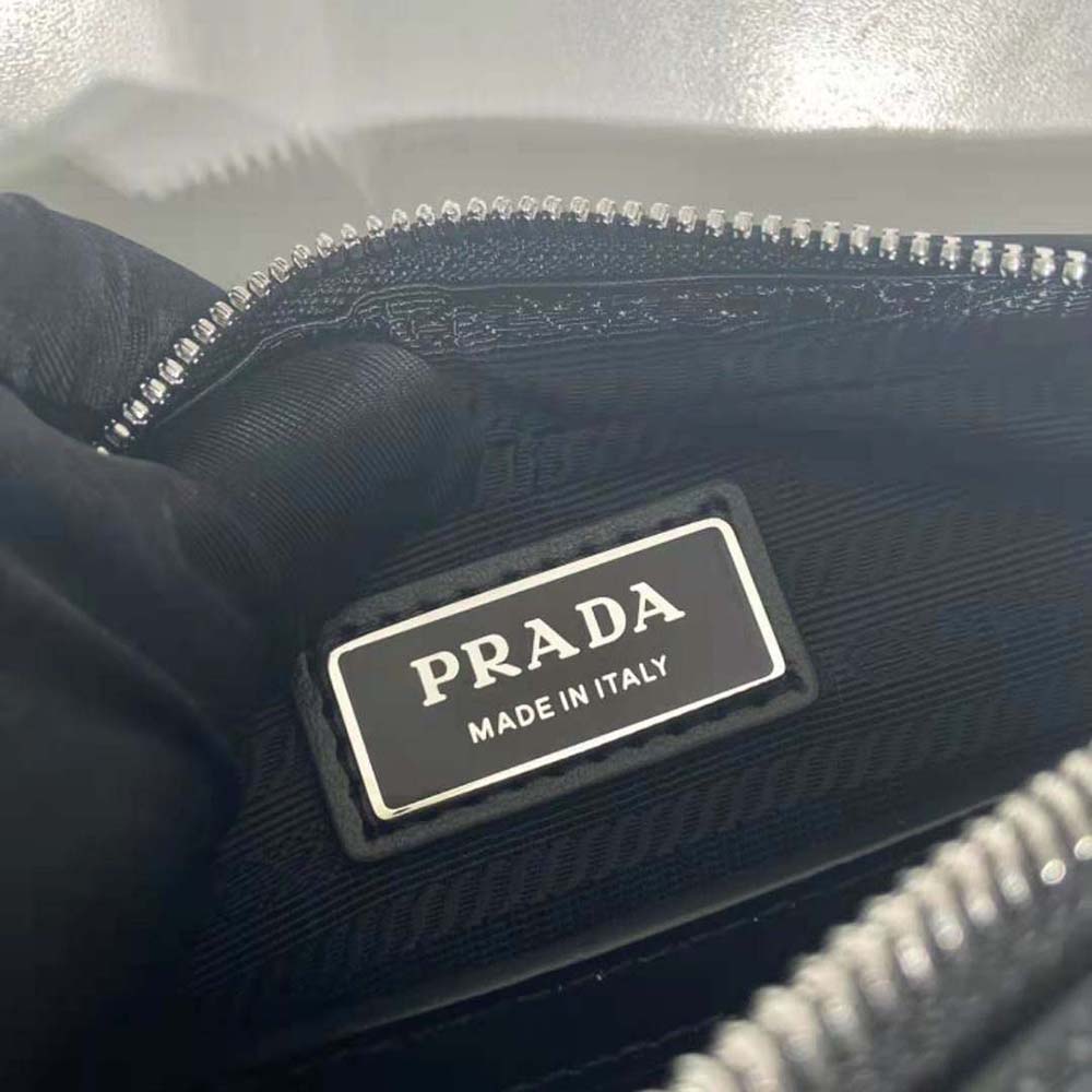 Prada Men Saffiano Leather Shoulder Bag-Black - image 10