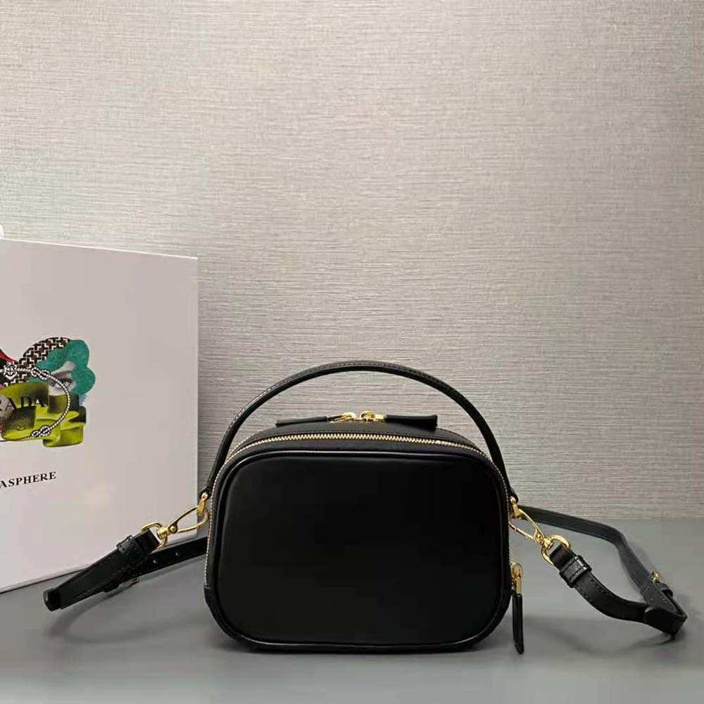 Prada Women Odette Leather Mini-bag-Black - image 4