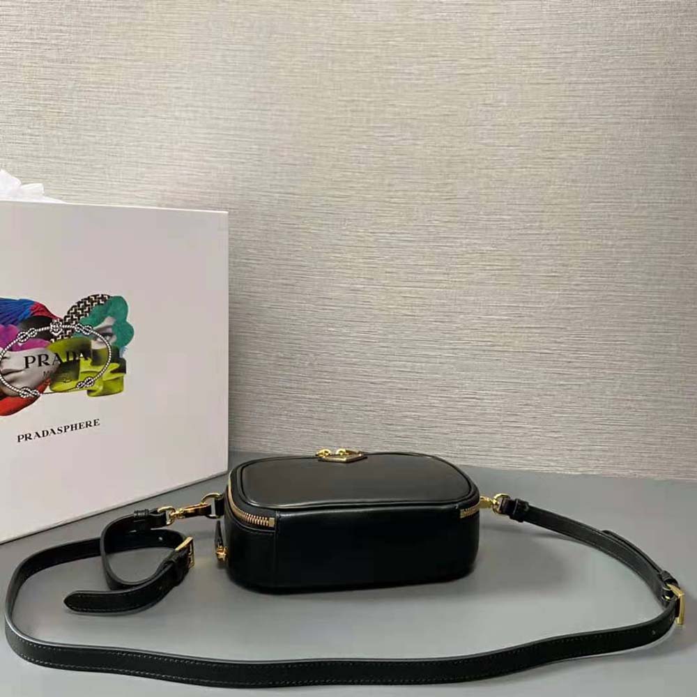 Prada Women Odette Leather Mini-bag-Black - image 6
