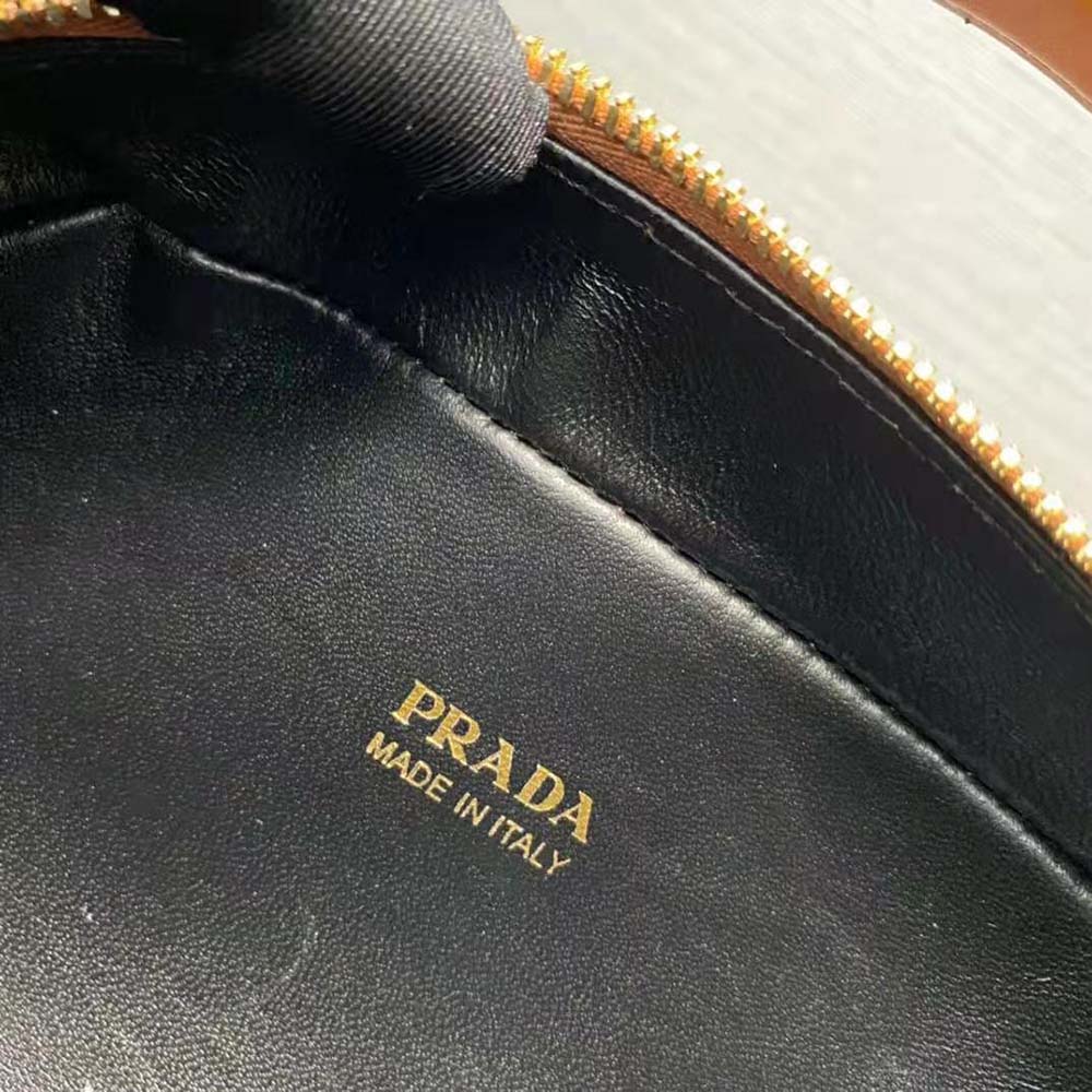 Prada Women Odette Leather Mini-bag-Brown - image 10
