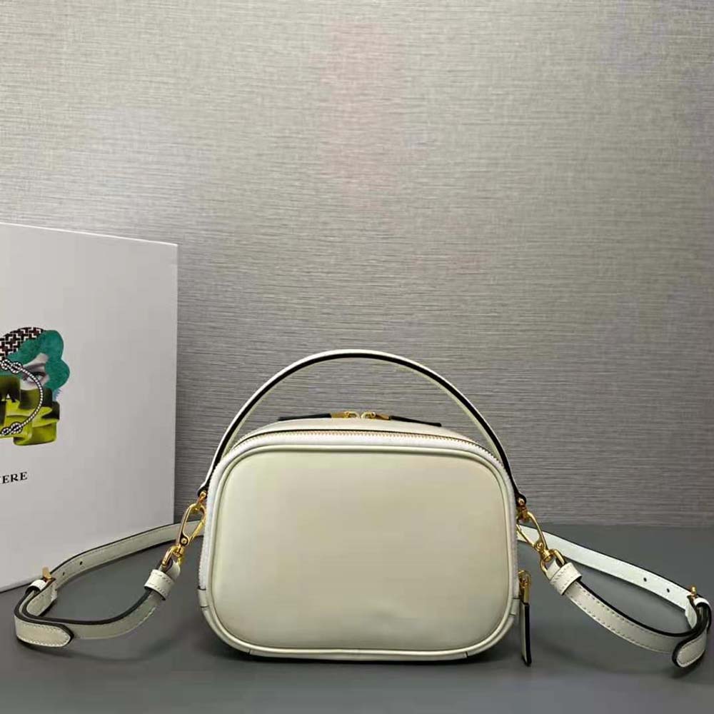 Prada Women Odette Leather Mini-bag-White - image 4