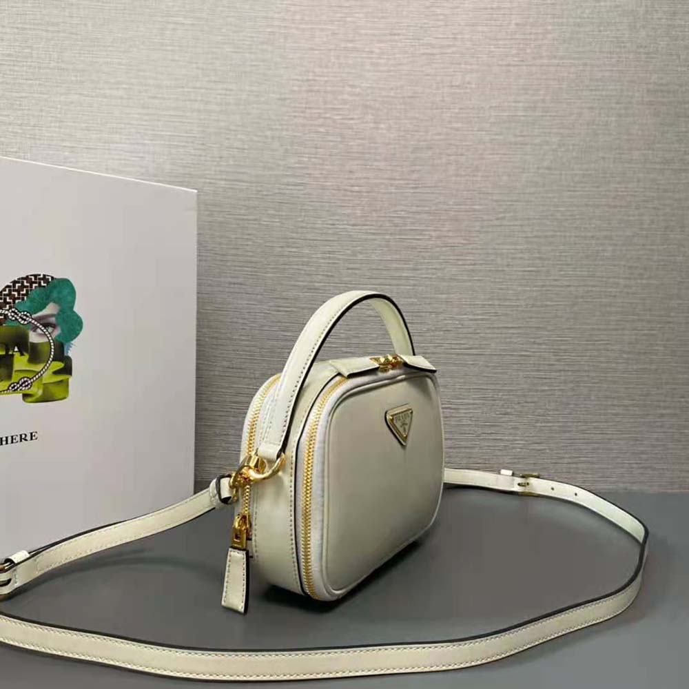 Prada Women Odette Leather Mini-bag-White - image 6