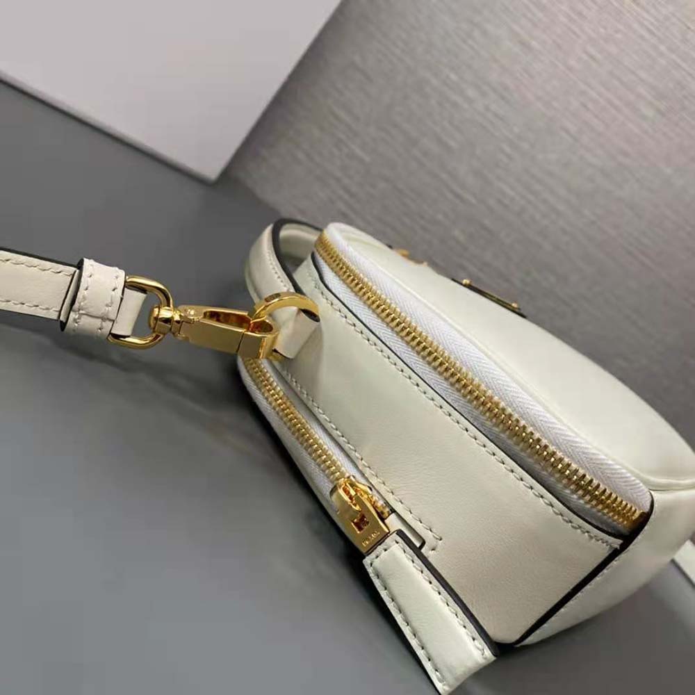 Prada Women Odette Leather Mini-bag-White - image 8