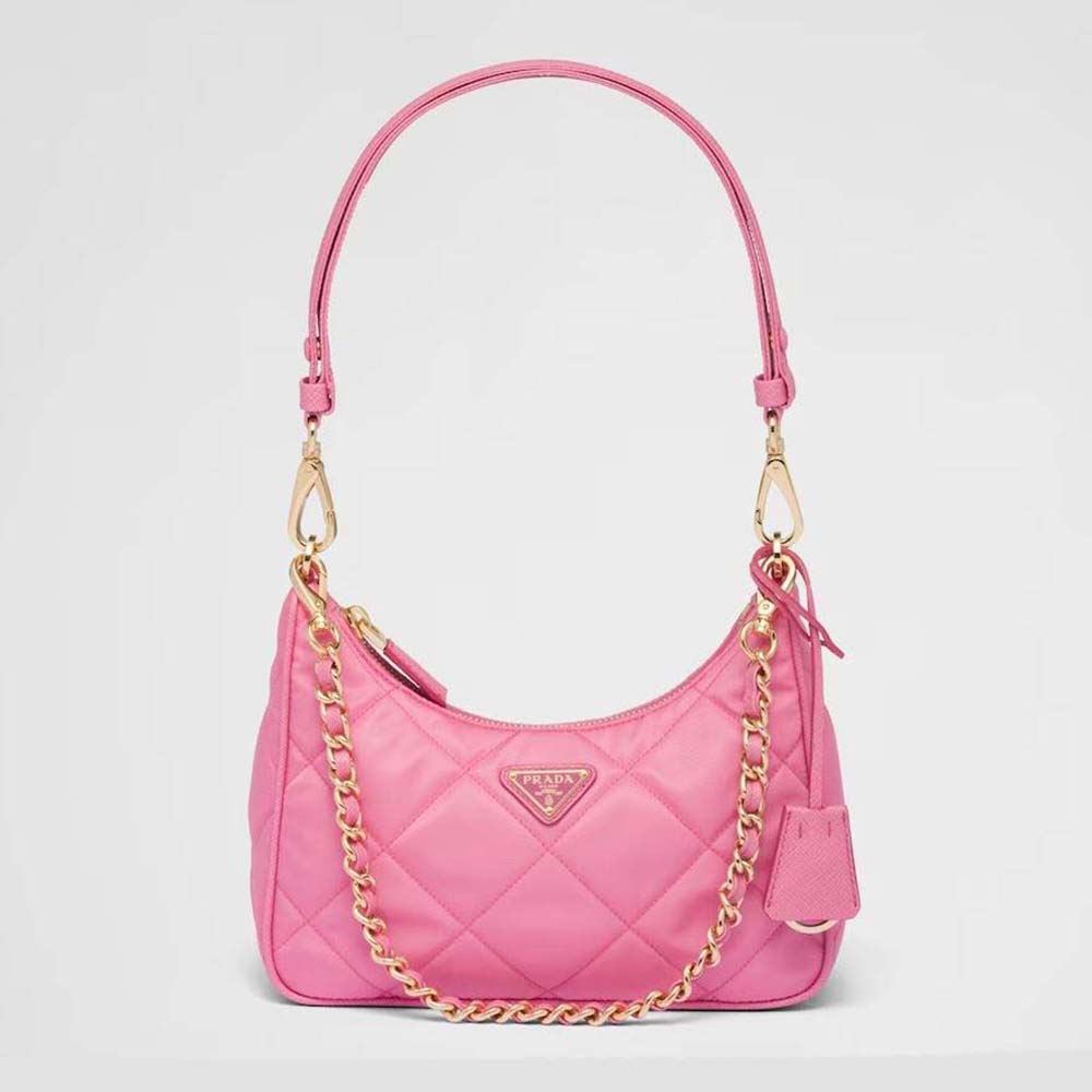 Prada Women Re-Edition 1995 Chaîne Re-Nylon Mini-bag-Pink