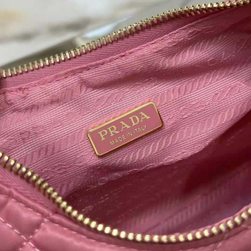Prada Women Re-Edition 1995 Chaîne Re-Nylon Mini-bag-Pink - image 10