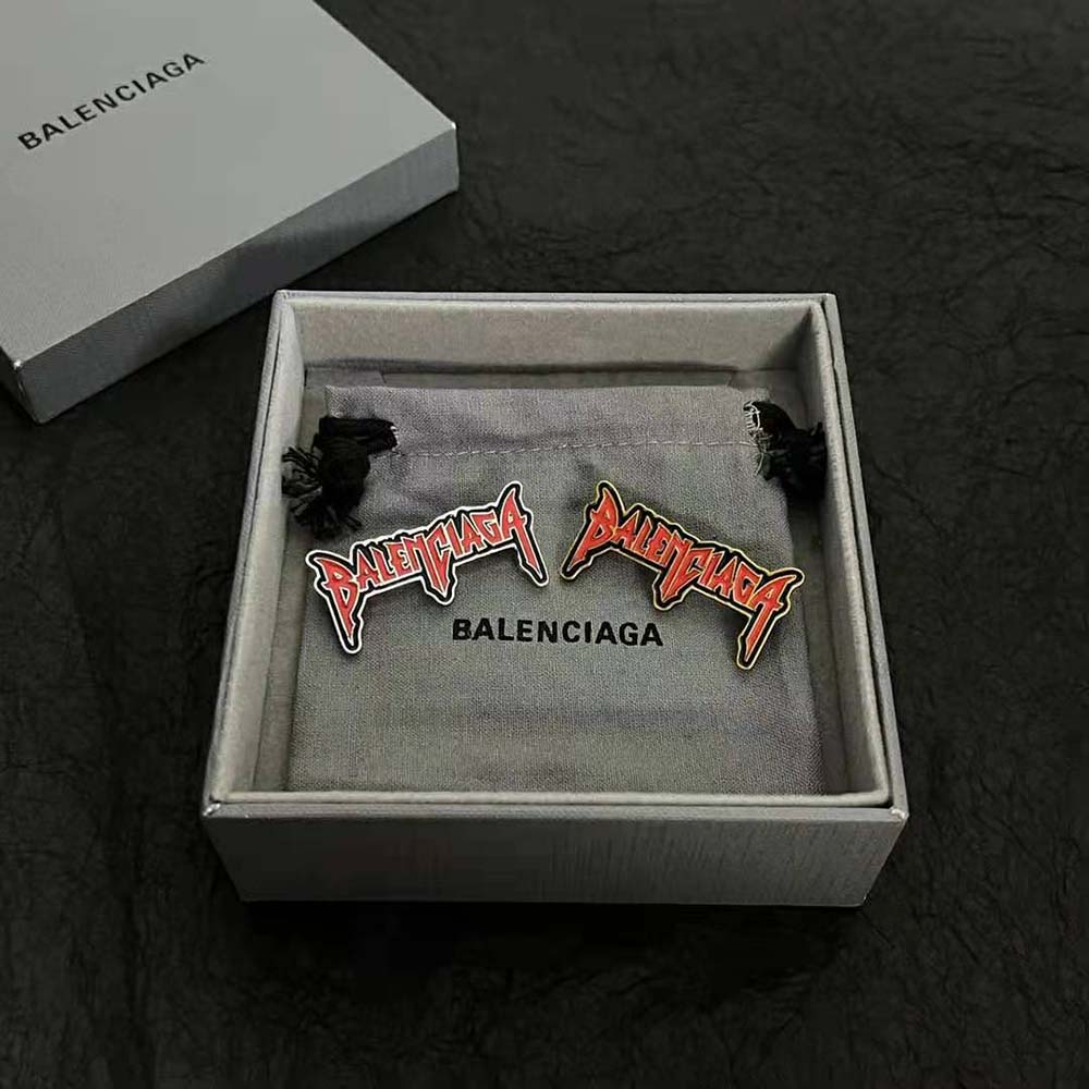 Balenciaga Women Goth Balenciaga Brooch in Antique Gold - image 5