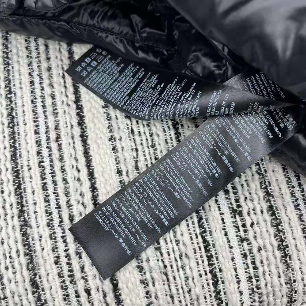 Balenciaga Men Shrunk Puffer in Black Technical Micro Faille - image 9