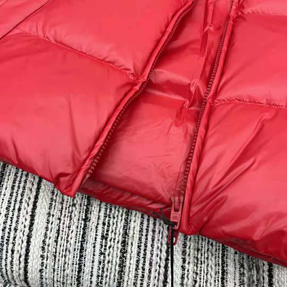 Balenciaga Men Shrunk Puffer in Red Shiny Coated Nylon - image 10