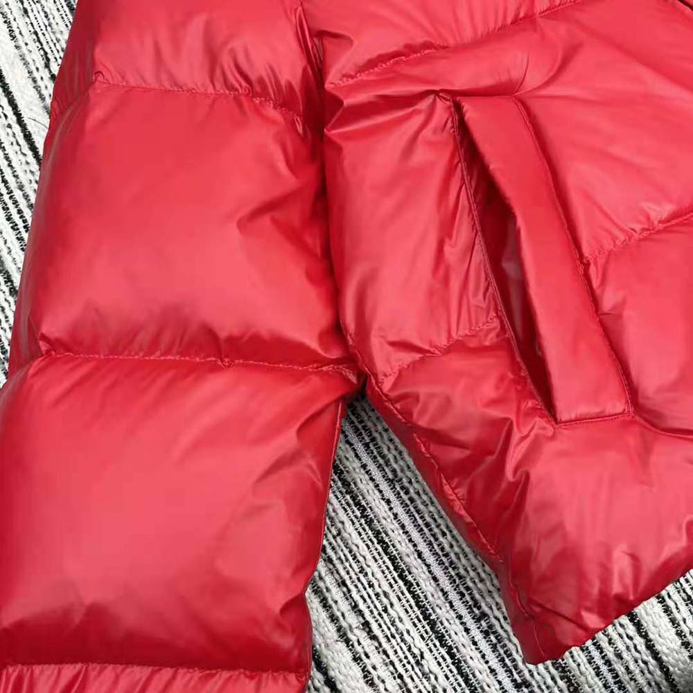 Balenciaga Men Shrunk Puffer in Red Shiny Coated Nylon - image 9