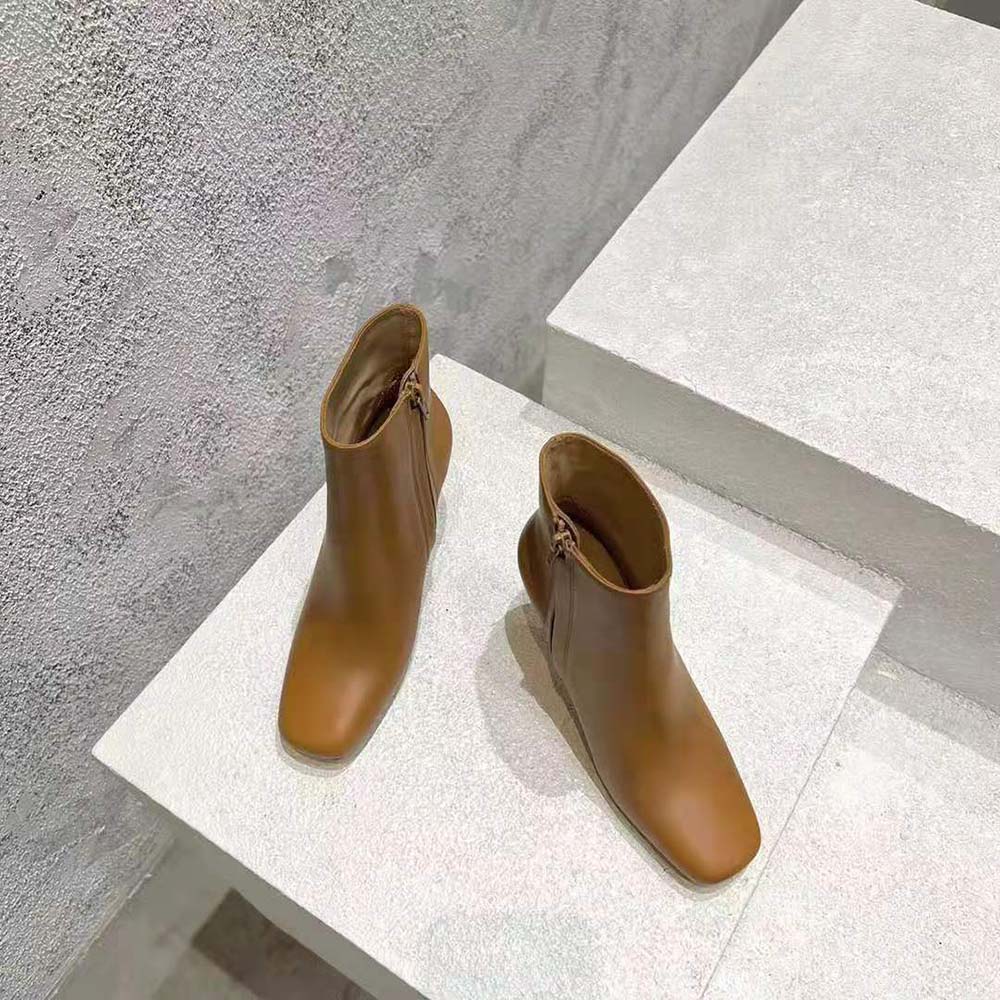 Bottega Veneta Women Knot Ankle Boot-Brown - image 4