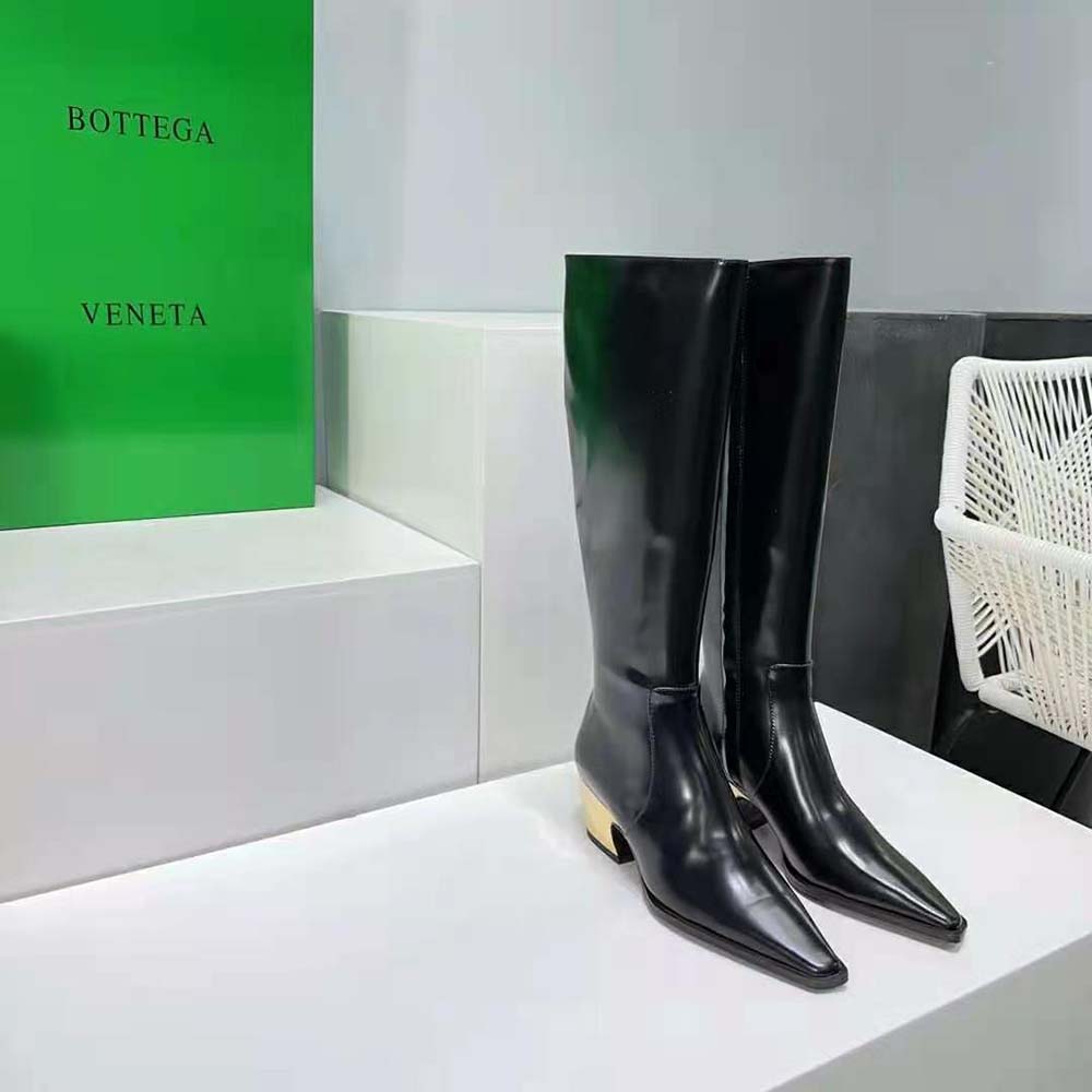 Bottega Veneta Women Tex Boot-Black - image 4