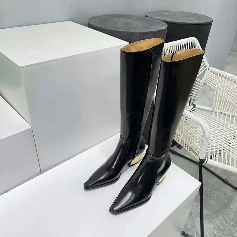 Bottega Veneta Women Tex Boot-Black - image 5