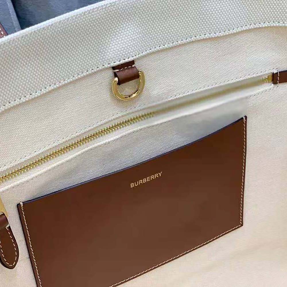 Burberry Women Medium Freya Tote-Beige - image 7