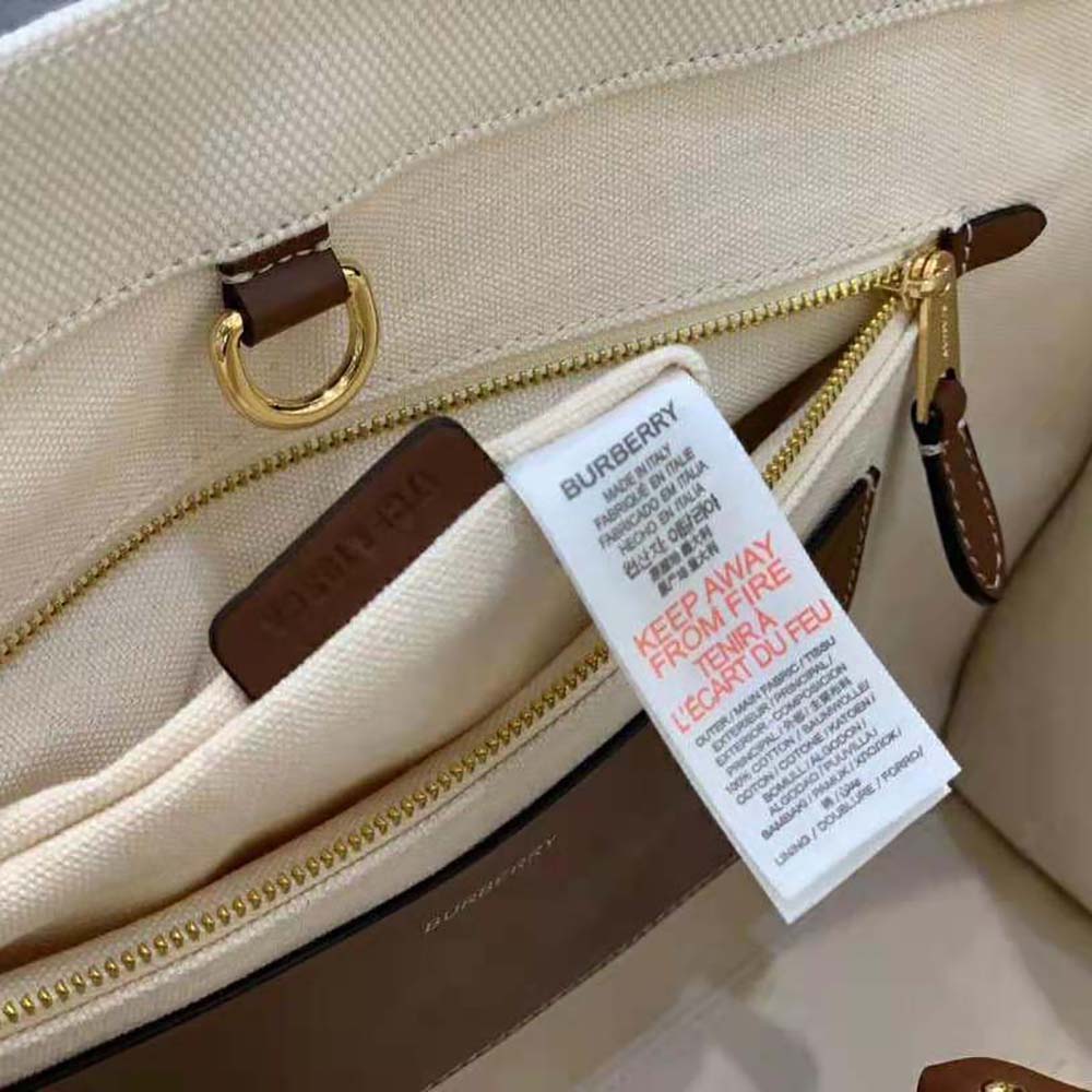 Burberry Women Medium Freya Tote-Beige - image 10