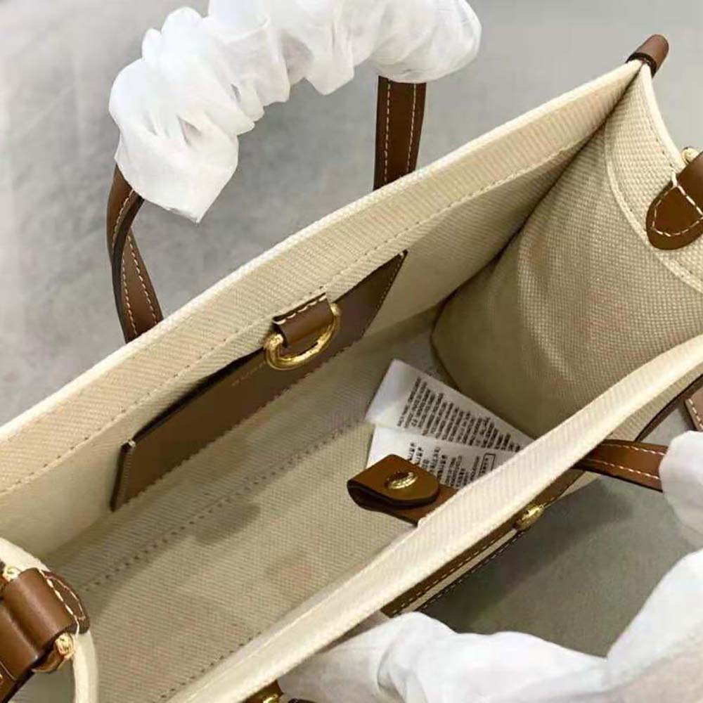 Burberry Women Mini Freya Tote-Beige - image 10
