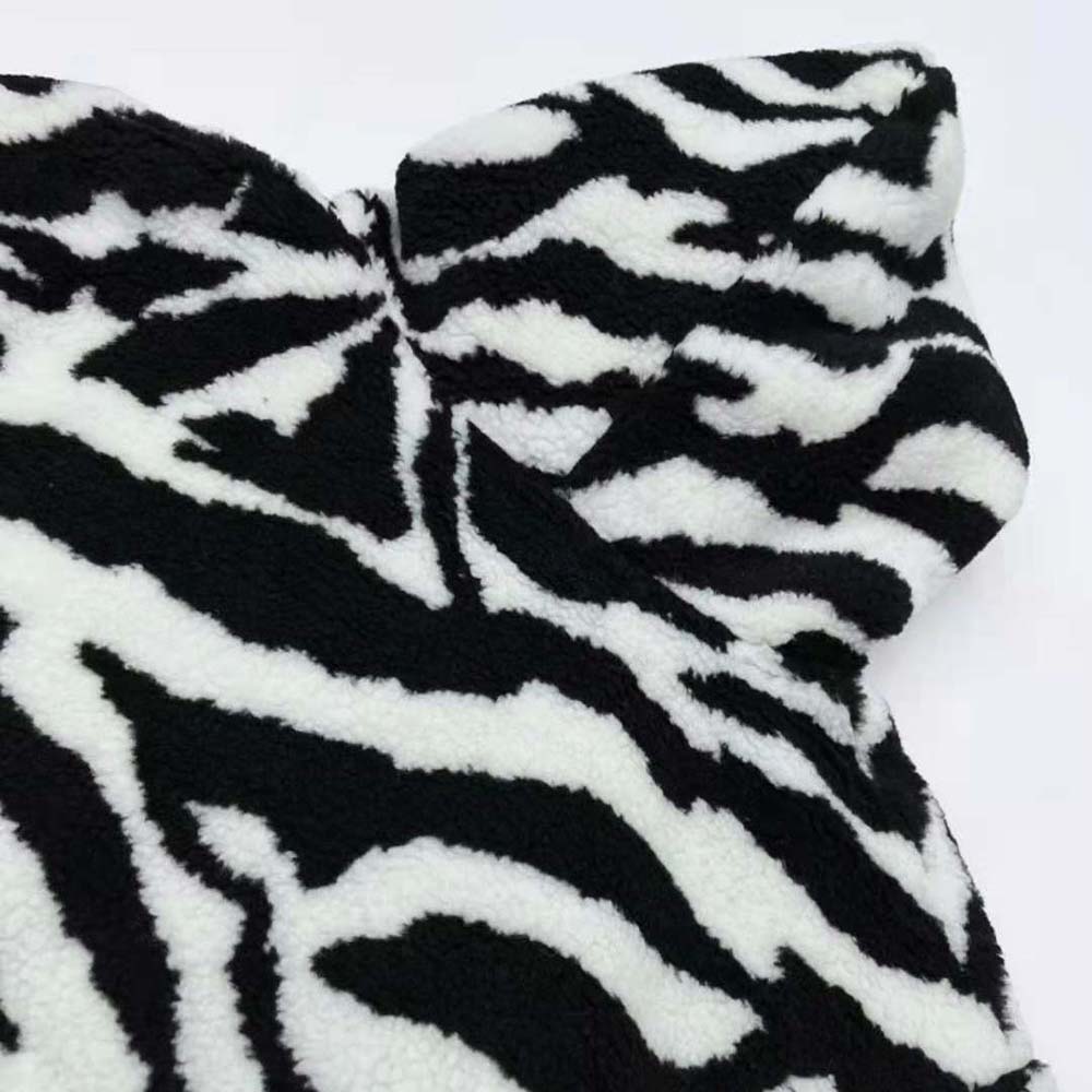 Celine Men Jacket in Tiger-print Fleece-White - image 5