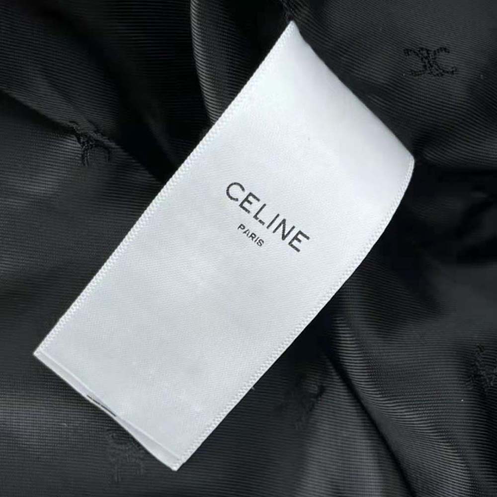 Celine Men Jacket in Tiger-print Fleece-White - image 9