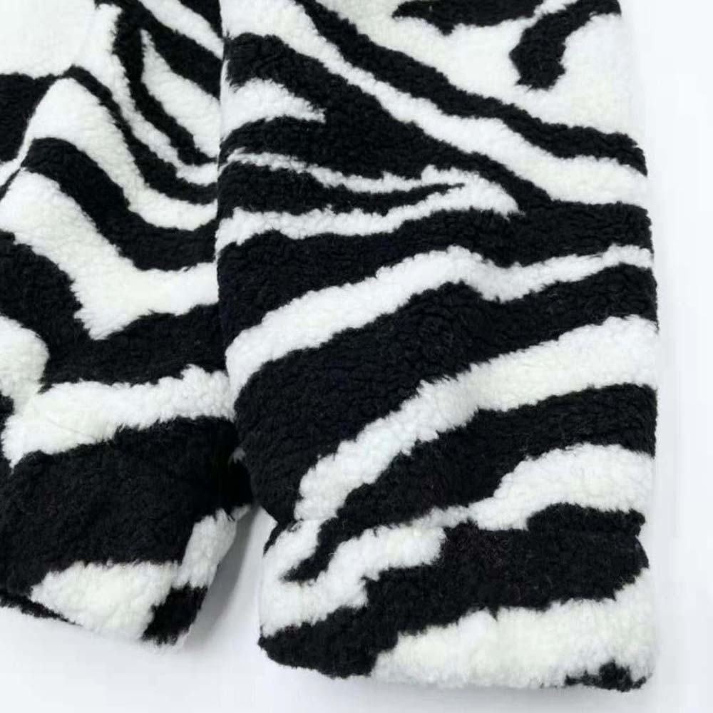 Celine Men Jacket in Tiger-print Fleece-White - image 7