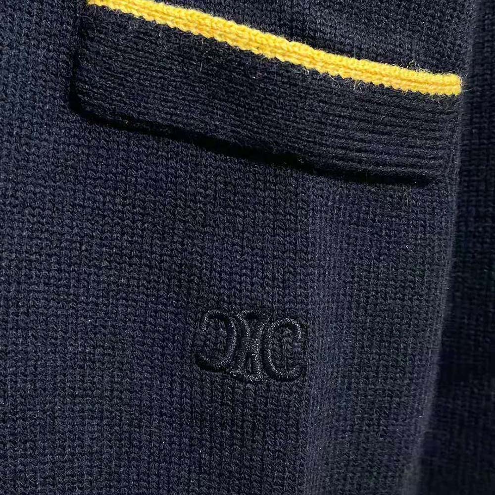 Celine Men Military Vareuse Jacket in Wool - image 7