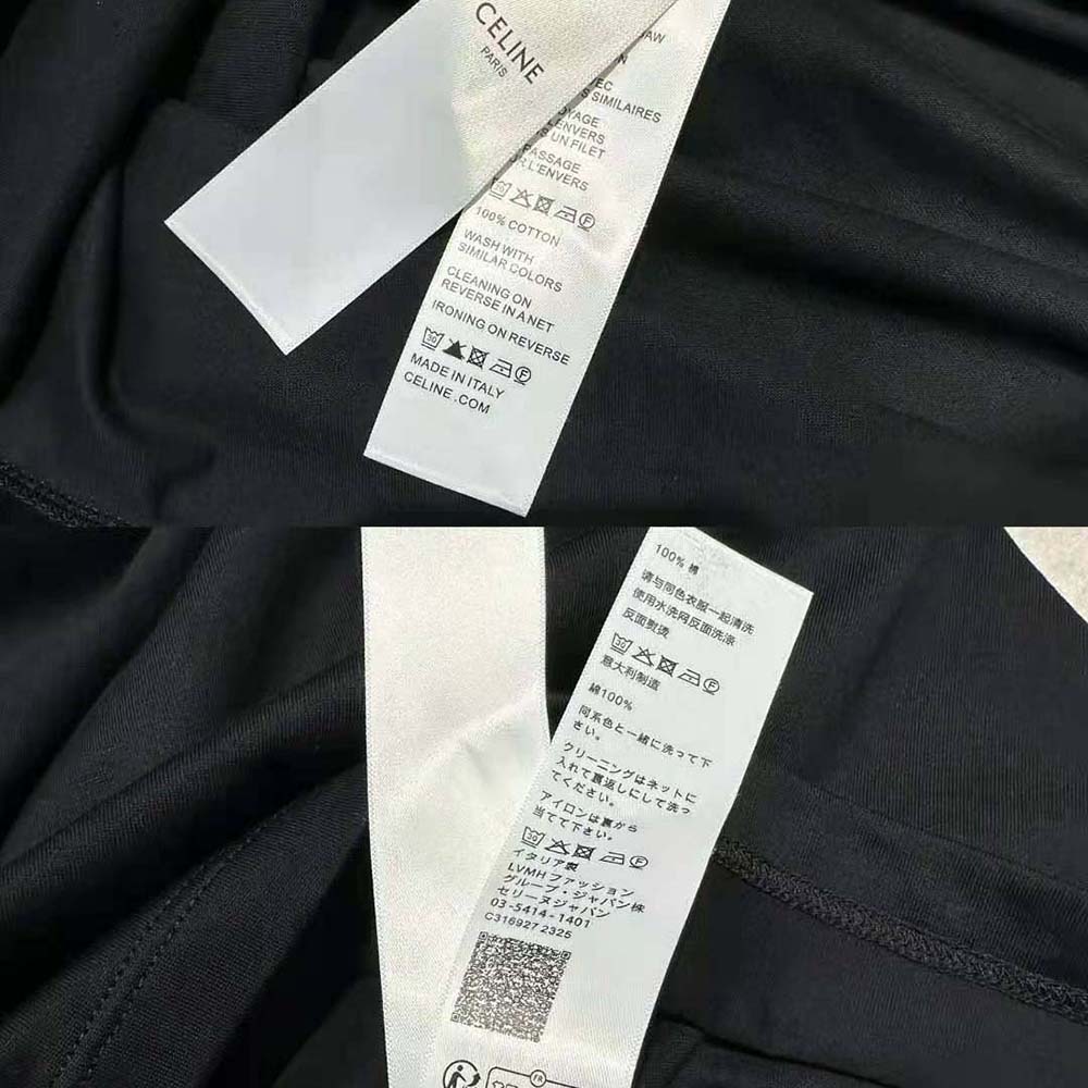 Celine Men Paris Boxy T-shirt in Cotton Jersey - image 10