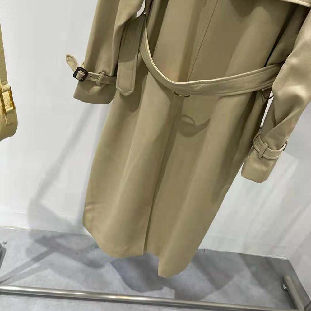 Celine Men Wiltern Trench Coat in Cotton Gabardine - image 4